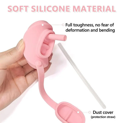 Reusable, Spill-Proof Can Lid & Straw