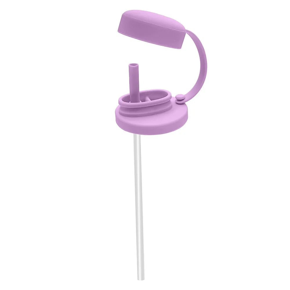 Reusable, Spill-Proof Can Lid & Straw